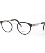 Occhio Società Robert K Edge Nero Opaco/Argento Unico Raro Occhiali 45-1... - $2,170.71 MXN