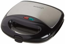 Brentwood Compact Dual Sandwich Maker, Non-Stick, Black - £30.15 GBP