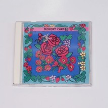 1997 Janome Embroidery Memory Card 3 Flower Series 14 Designs Has Templates - £9.25 GBP