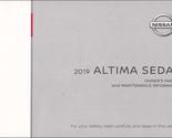 2019 Nissan Altima Sedan Owner&#39;s Manual Original [Paperback] Nissan - £19.50 GBP