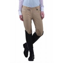 Equine Couture Ladies Oslo Knee Patch Breeches Safari size 26 image 2