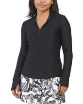 Nwt Tommy Bahama Black Long Sleeve Mock Golf Tennis Shirt S M L Xl - £43.24 GBP
