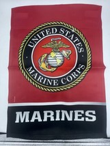 Marine Corps Garden Flag Home Decor Armed Forces Corp USMC Banner Made in USA - £9.90 GBP