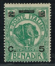Italian Somaliland Sc# 71 MVLH Overprint Elephant (1926) Postage - £3.91 GBP