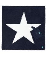 Kashwere Baby Blanket Star Navy Blue &amp; White with Cap - £69.24 GBP