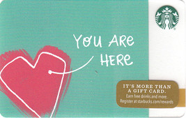 Starbucks 2016 You Are Here Collectible Gift Card New No Value - £2.39 GBP