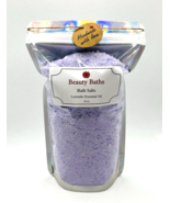 Value Size Lavender Bath Salts Epsom salt bath soak Holiday gift for her... - $285.98 MXN