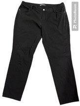 Nike Golf Pants Dri-Fit Black Stretch Jean Denim Women&#39;s Size 16 - $22.28