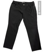 Nike Golf Pants Dri-Fit Black Stretch Jean Denim Women&#39;s Size 16 - £17.80 GBP