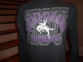 Gray Champion Hardin-Simmons University Cowboys NCAA L/S Tshirt Adult M 50-50 - £18.28 GBP