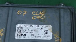 2007 Mercedes CLK550 Engine Computer Module ECU DME EIS EZS ISL Set A2731530879 image 2