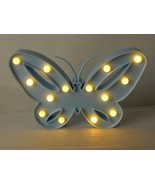 LED Accent Light, Abstract Blue Butterfly, Shelf or Wall, Garden Shed De... - $7.91 CAD