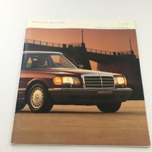 1987 Mercedes-Benz S-Class Sedan Dealership Car Auto Brochure Catalog - $14.21
