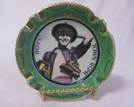 VINTAGE MARY LALLI BOY&#39;S TOWN ROME ASHTRAY TRINKET DISH TRIMMED IN GOLD - £7.78 GBP