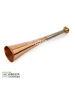Copper Horn Fox Hunting Horn Whistle with Mouth Piece Hunting Accessories - £33.66 GBP