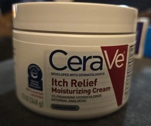 Primary image for CeraVe Itch Relief - Moisturizing Cream Jar- 12 Oz