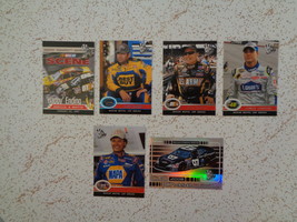 2008 NASCAR Press Pass lot of 6, incl. one insert, 1 Blue Parallel. all mint.  - £5.92 GBP