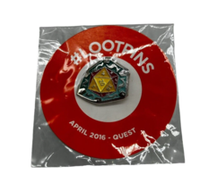 Loot Crate Lootpin Pin  April 2016 Quest NIP Variant Collectible Hat Pin - £5.78 GBP