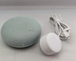 Works Google Home Mini Smart Speaker with Google Assistant - Sky Green (A2) - £12.04 GBP