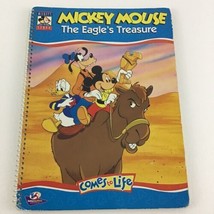 Disney Comes To Life Spiral Interactive Book Mickey Mouse Eagle Treasure Vintage - $24.70