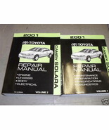 2001 TOYOTA CAMRY SOLARA Service Repair Shop Workshop Manual Set W EWD - €111,31 EUR