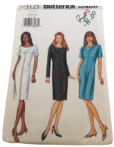 Butterick Sewing Pattern 3125 Straight Dress Knee Length Work Easy UC 18 20 22 - £6.31 GBP