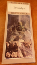 c1985 I LOVE NEW YORK Brooklyn Travel Guide Huge Foldout w Photos of Cel... - $111.89 MXN