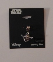 Sterling Silver Disney Star Wars Yoda Charm Bead NEW - $39.99