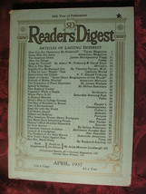 Readers Digest April 1937 Beauty Kathleen Norris James Montgomery Flagg - £5.47 GBP