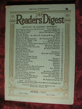 Readers Digest April 1937 Beauty Kathleen Norris James Montgomery Flagg - £5.32 GBP