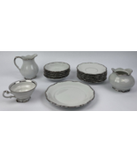 Lot 16 x  Mitterteich Z &amp; Co. Bavaria Silver Lark Bowls Plates Tea Cup E... - $99.00