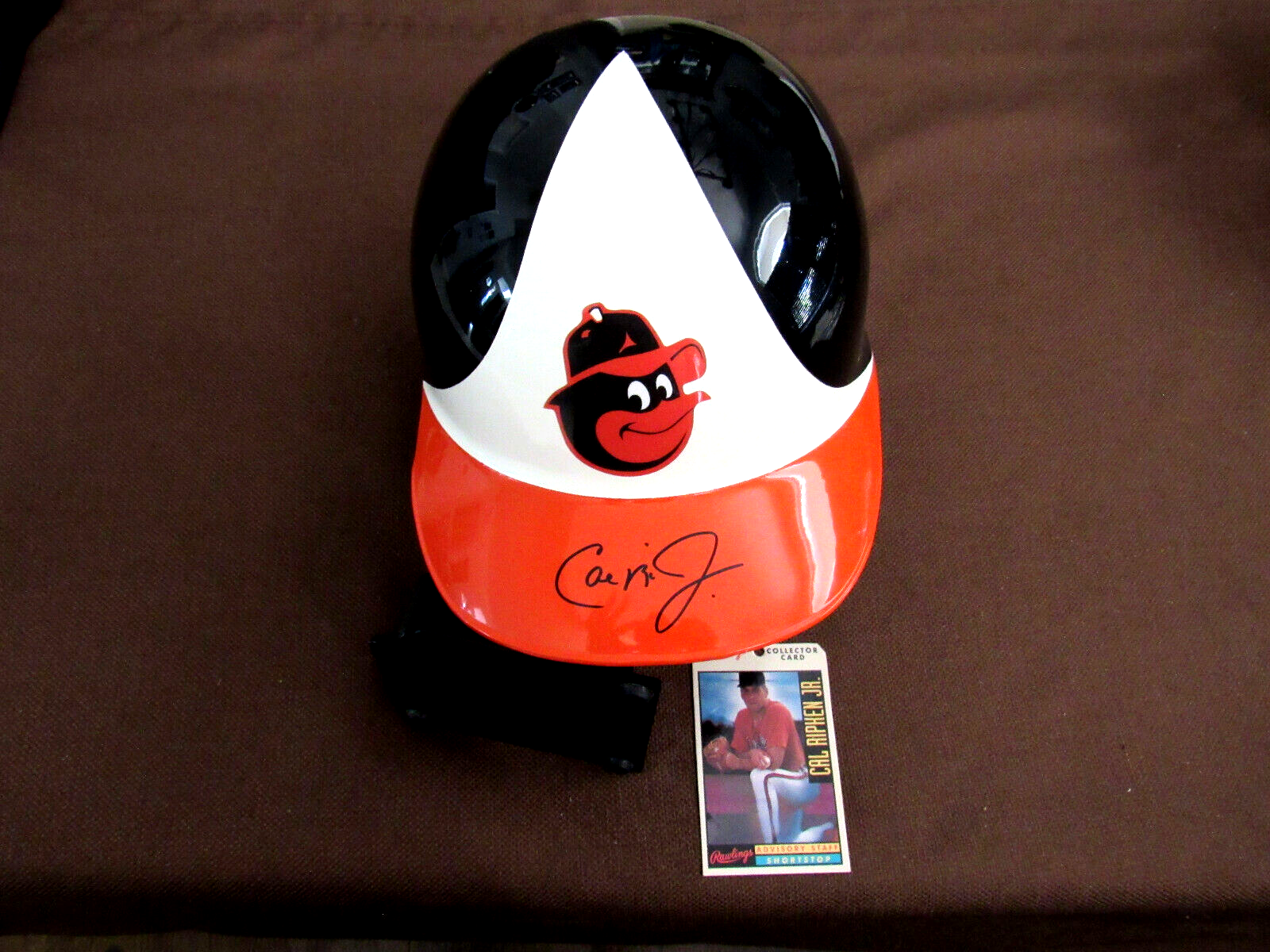 CAL RIPKEN JR ORIOLES IRON MAN ORIOLES HOF SIGNED AUTO RAWLINGS HELMET #... - $494.99
