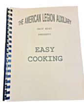 Cookbook American Legion Auxiliary Unit #245 Book Recipes Vintage - £10.38 GBP