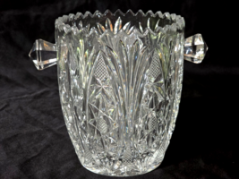 Vintage CRISTAL D&#39;ARQUES 6&quot; Crystal CHESNAY Ice / Champagne Chiller Bucket - $24.98