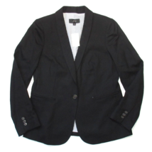 NWoT J.Crew Parke Blazer in Black Wool Flannel Shawl Collared Jacket 8 $228 - £79.75 GBP