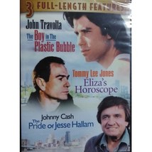 Three Movies Travolta Lee Jones Johnny Cash DVD - £4.67 GBP