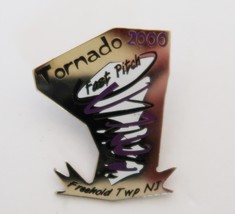 Freehold TWP NJ Tornado Fast Pitch Softball Enamel Over Metal Pin 2000 - $4.99