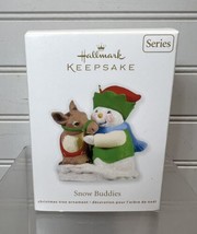 NEW Snow Buddies Hallmark 2011 Ornament SNOWMAN &amp; Reindeer  14th In Series - £8.11 GBP