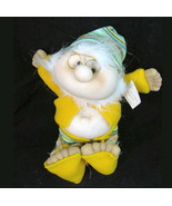 Vintage Handmade Soft Sleepy Dwarf Gnome Plush Doll 11&quot; Argentina Mundo ... - £15.53 GBP