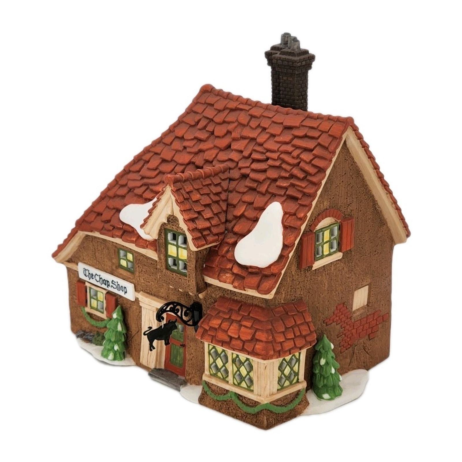 Dept 56 The Chop Shop Dickens Village Series Illuminated VTG 1995 Original Box Item image 5