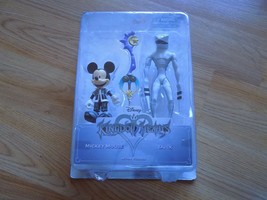 Disney Kingdom Hearts Mickey Mouse &amp; Dusk Action Figures New Diamond Sel... - £22.03 GBP