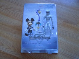 Disney Kingdom Hearts Mickey Mouse &amp; Dusk Action Figures New Diamond Sel... - £21.86 GBP