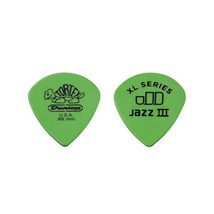 Jim Dunlop 498P 0.88mm Tortex Jazz III Guitar Pick Xl (Pack of 12)  - $18.00