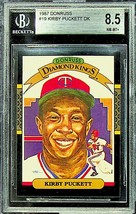 1987 Donruss Kirby Puckett #19 Diamond Kings BGS 8.5 NM-MT+ Cert #0001752594 - $12.64