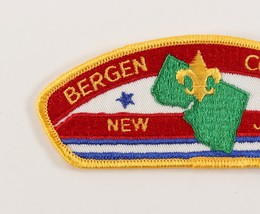 Vintage Bergen Council New Jersey Boy Scouts of America Shoulder CSP Patch - £9.13 GBP