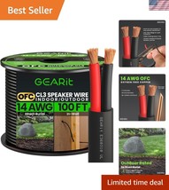 Direct Burial 14/2 Speaker Wire - 100 Feet of OFC Copper for Maximum Per... - $1,522.39 MXN