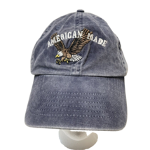 Authentic Head Shots Mens Ball Cap American Made Embroidered Adjustable Blue - $11.68