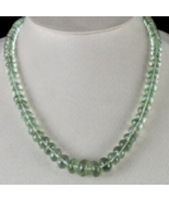 NATURAL GREEN AMETHYST BEADS FACETED ROUND 1 L 347 CTS GEMSTONE FINEST N... - $2,979.32 MXN
