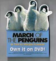 march of the penguins Movie Pin Back Button Pinback - $9.85