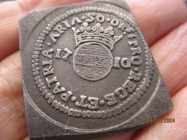 1710 FRANCE 50 sols, seat of Aire-sur-la-Lys. from a collar - £194.69 GBP